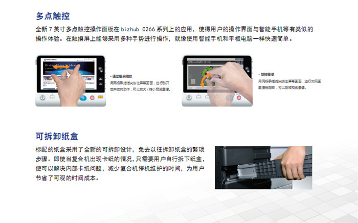 柯尼卡美能達(dá)C266彩色復(fù)印機(jī)多點(diǎn)觸控-科頤辦公 柯尼卡美能達(dá)C266彩色復(fù)印機(jī)多點(diǎn)觸控-科頤辦公