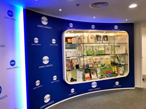 柯尼卡美能達辦公解決方案沙龍--多彩的展示區(qū)域--科頤辦公分享